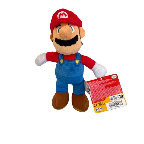 Jakks Pacific Other - Jakks Pacific Super Mario Plush Stuffed Animal Official Nintendo Product 8" NWT